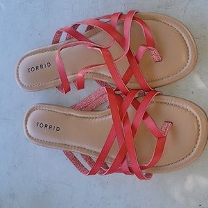Torrid Strappy Sandals 11W
